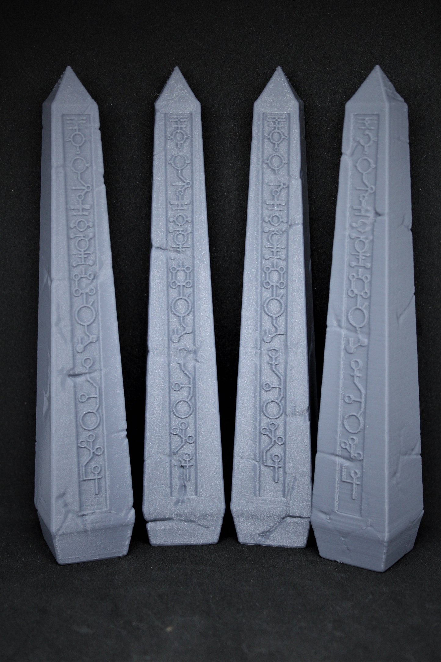 Necro Space Robots Terrain Set - Tomb Crypt Pillars Generator 28mm 32mm