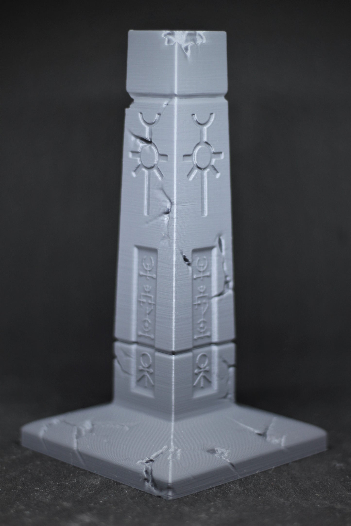 Necro Space Robots Terrain Set Pillars Pylon Obelisks Scenery 28mm 32mm