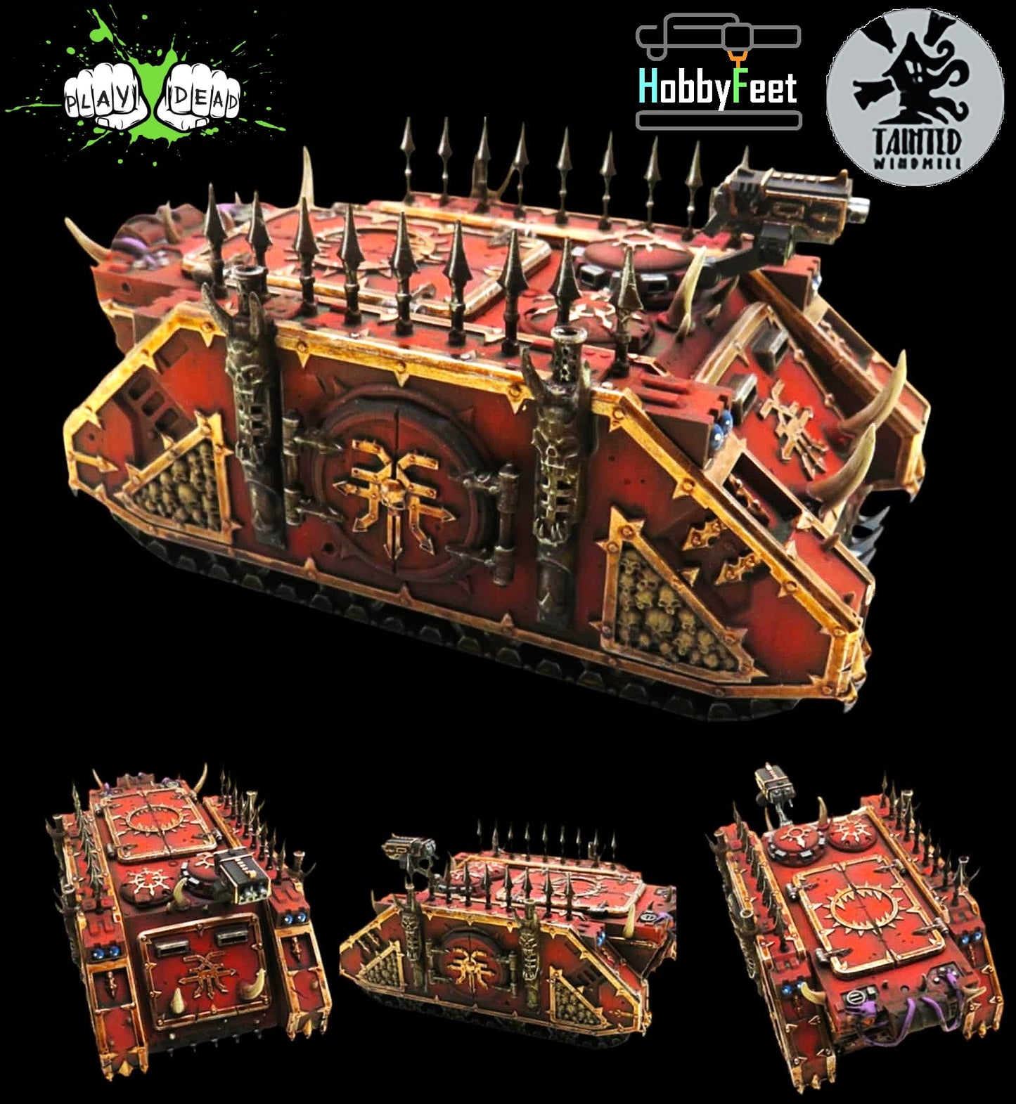 Chaotic Heavy Transport Vehicle | 28mm Resin Model | Tainted Windmill (Copy)