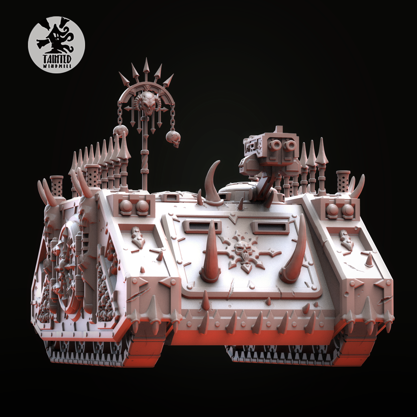Chaotic Heavy Transport Vehicle | 28mm Resin Model | Tainted Windmill (Copy)