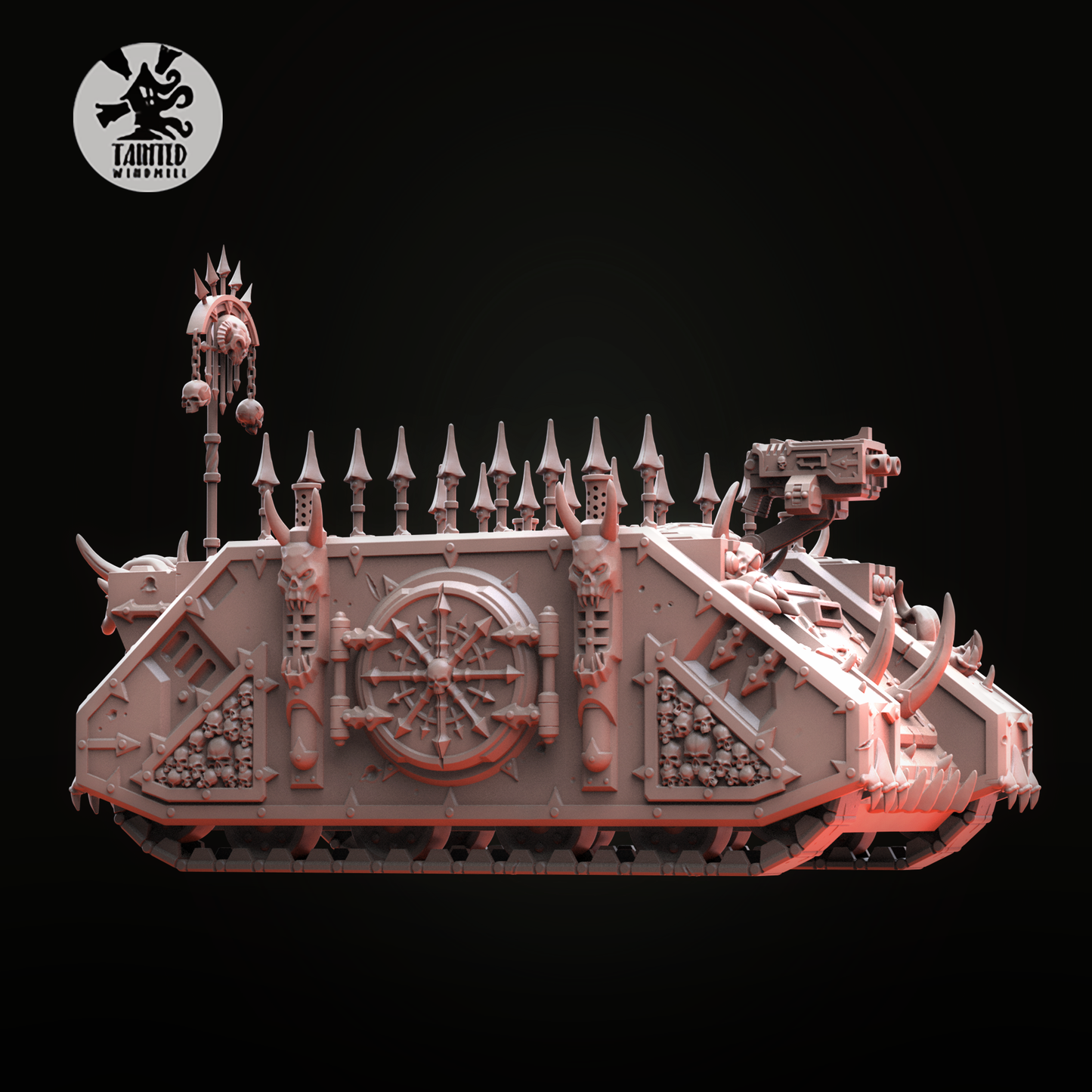 Chaotic Heavy Transport Vehicle | 28mm Resin Model | Tainted Windmill (Copy)