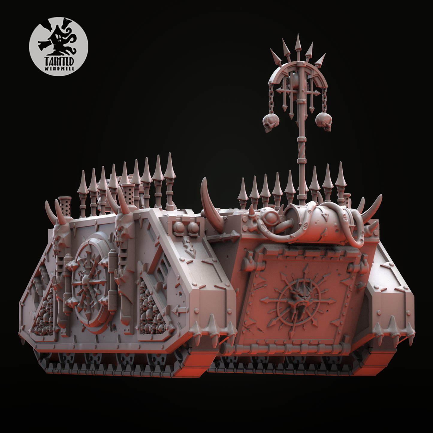 Chaotic Heavy Transport Vehicle | 28mm Resin Model | Tainted Windmill (Copy)