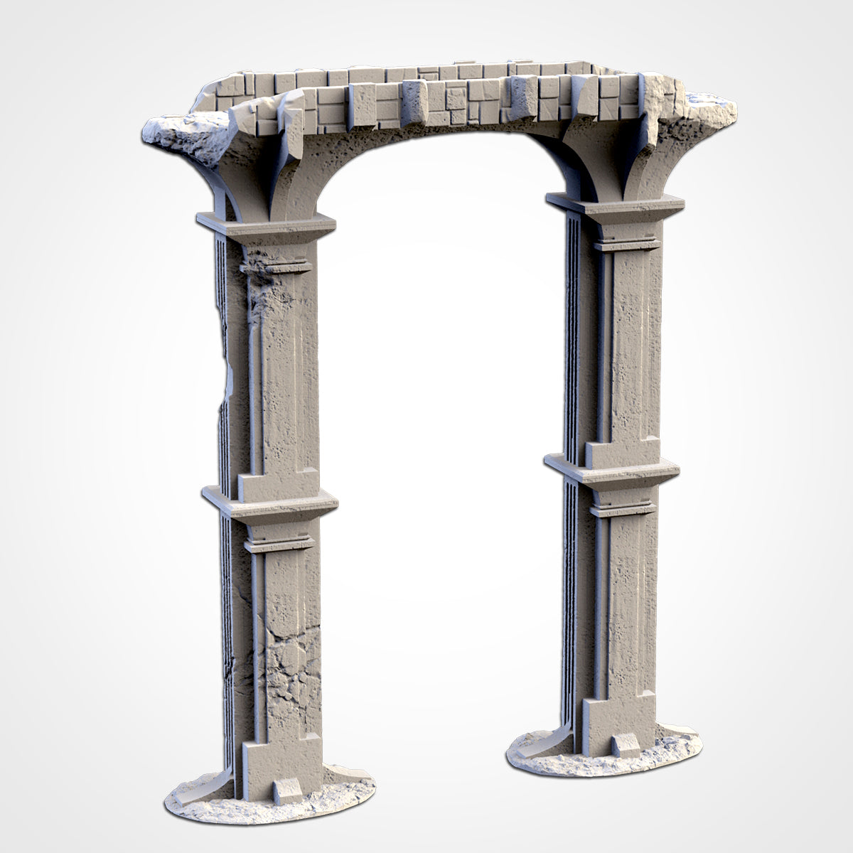 Bridge Lord of the Rings Khazad Dum Scenery Ruins Moria Pillars Mountain Mine LOTR | 28mm Terrain Scenery | Txarli BBT
