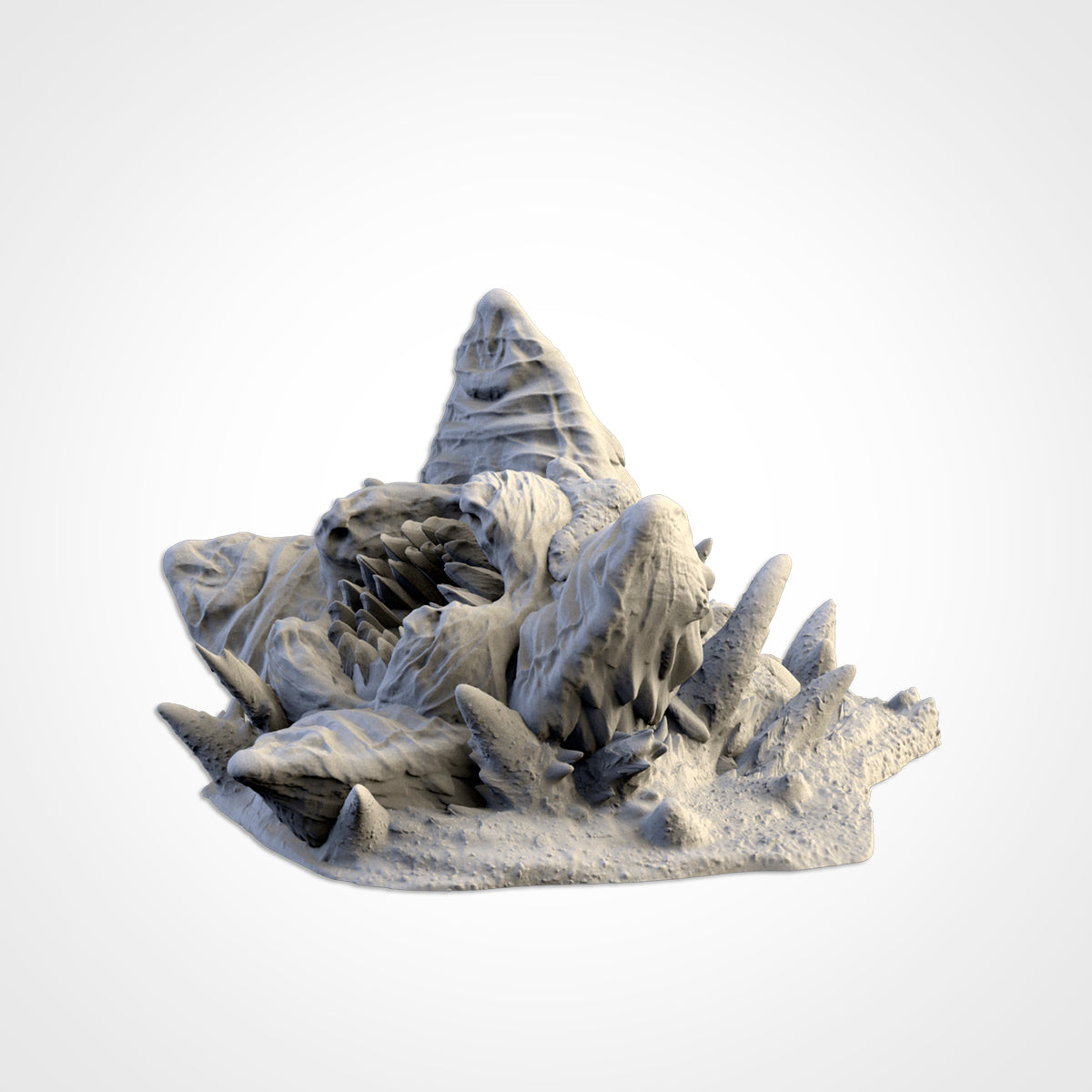 Sandworm Alien Massive Exoskeleton | 28mm 32mm Terrain Scenery | Txarli BBT