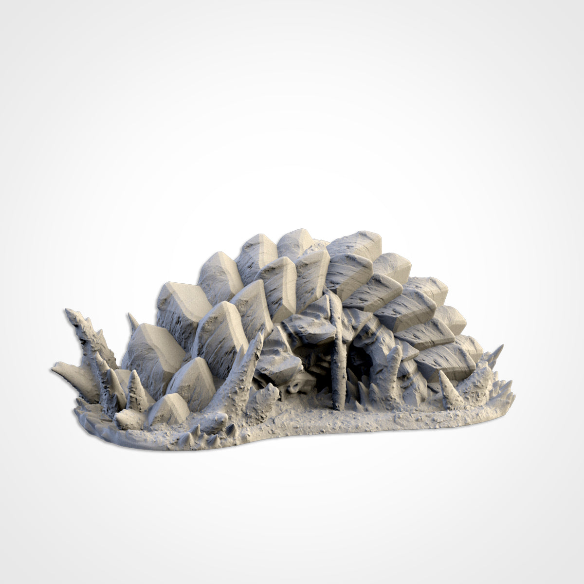 Sandworm Alien Massive Exoskeleton | 28mm 32mm Terrain Scenery | Txarli BBT