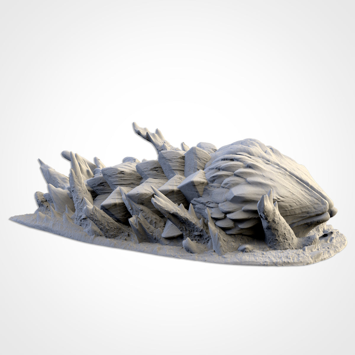 Sandworm Alien Massive Exoskeleton | 28mm 32mm Terrain Scenery | Txarli BBT