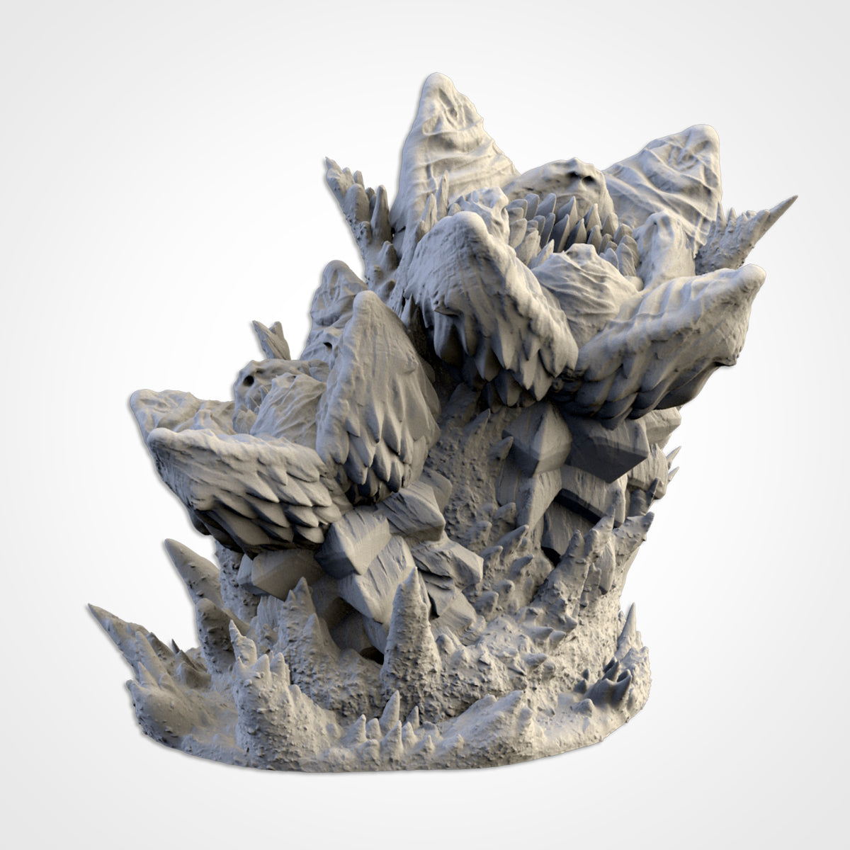 Sandworm Alien Massive Exoskeleton | 28mm 32mm Terrain Scenery | Txarli BBT