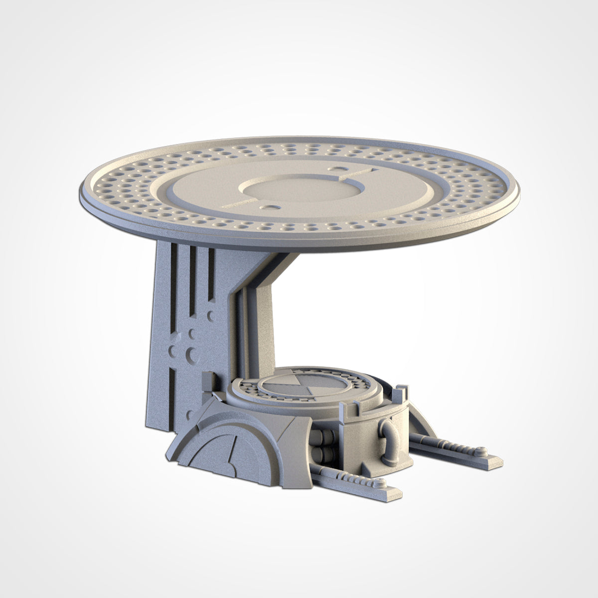 Space Elf Buildings Port Landing Pad Aerial | 28mm 32mm Terrain Scenery | Txarli BBT