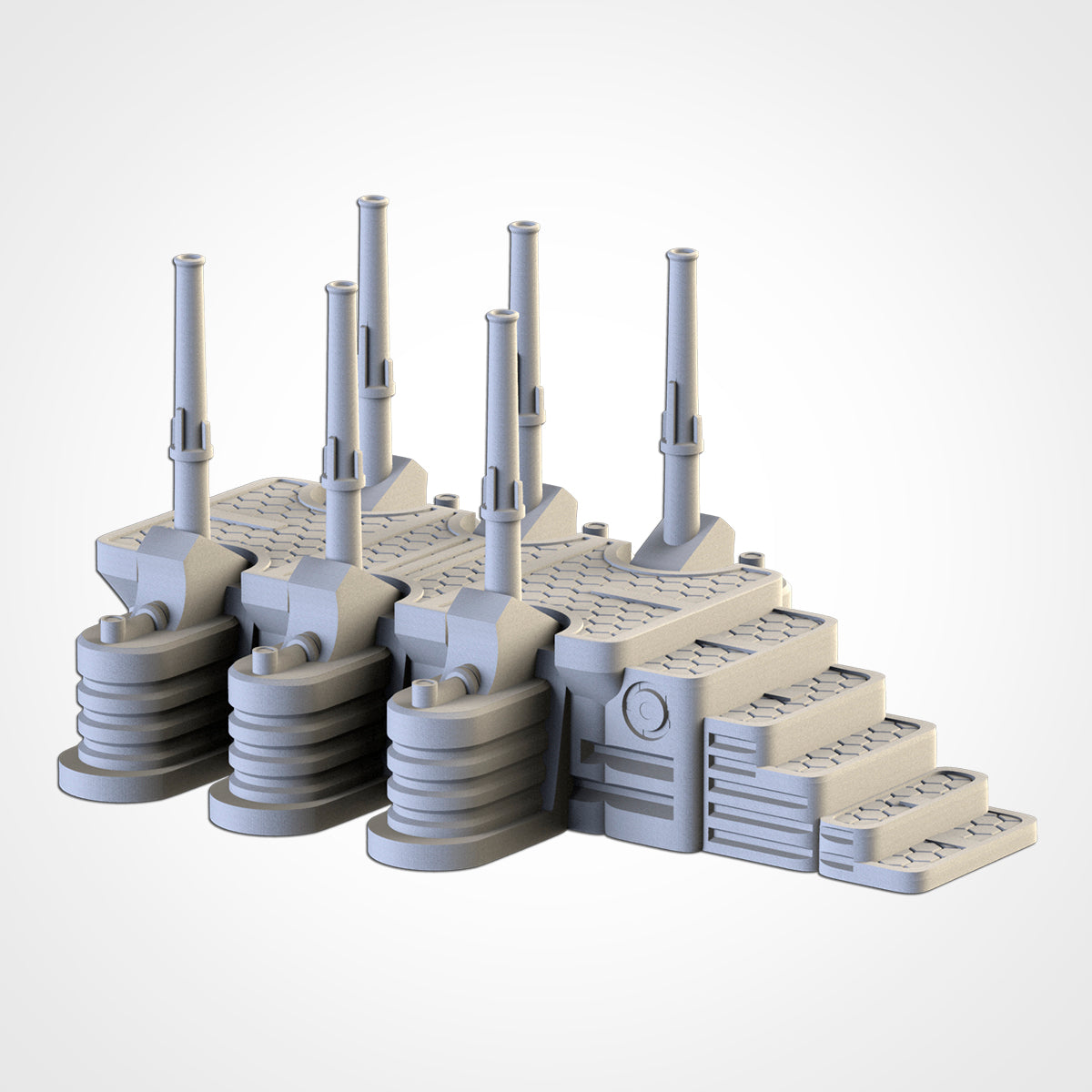 Space Elf Buildings Port Landing Pad Aerial | 28mm 32mm Terrain Scenery | Txarli BBT