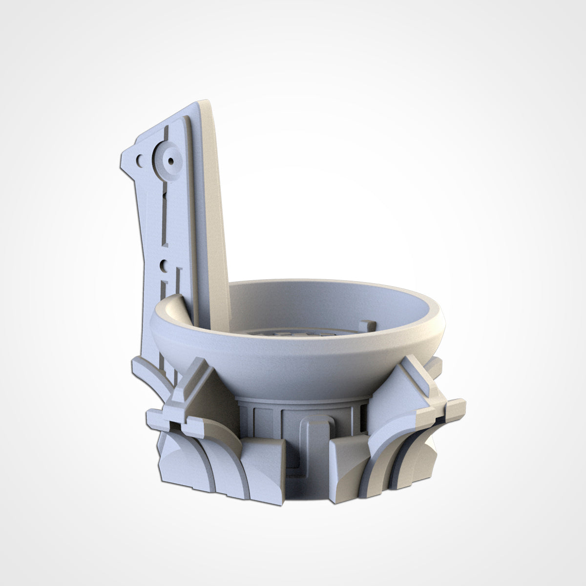 Space Elf Buildings Port Landing Pad Aerial | 28mm 32mm Terrain Scenery | Txarli BBT