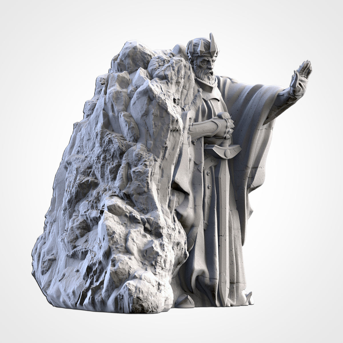 Lord of the Rings Scenery Statues Ruins Moria | 28mm Terrain Scenery | Txarli BBT