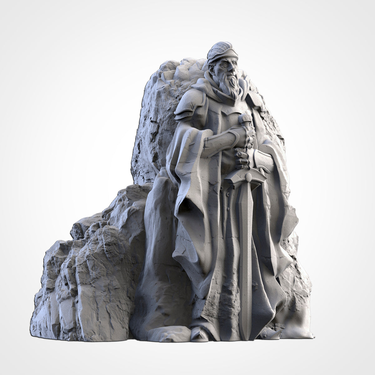 Lord of the Rings Scenery Statues Ruins Moria | 28mm Terrain Scenery | Txarli BBT