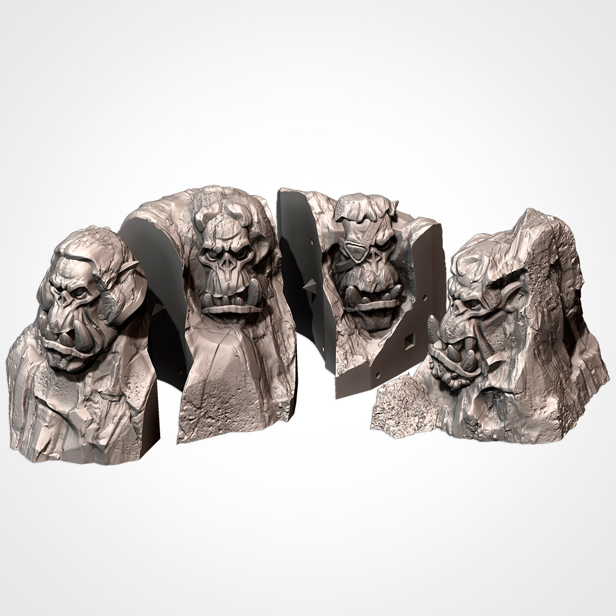 Orcish Monuments | 28mm Terrain Scenery | Txarli BBT