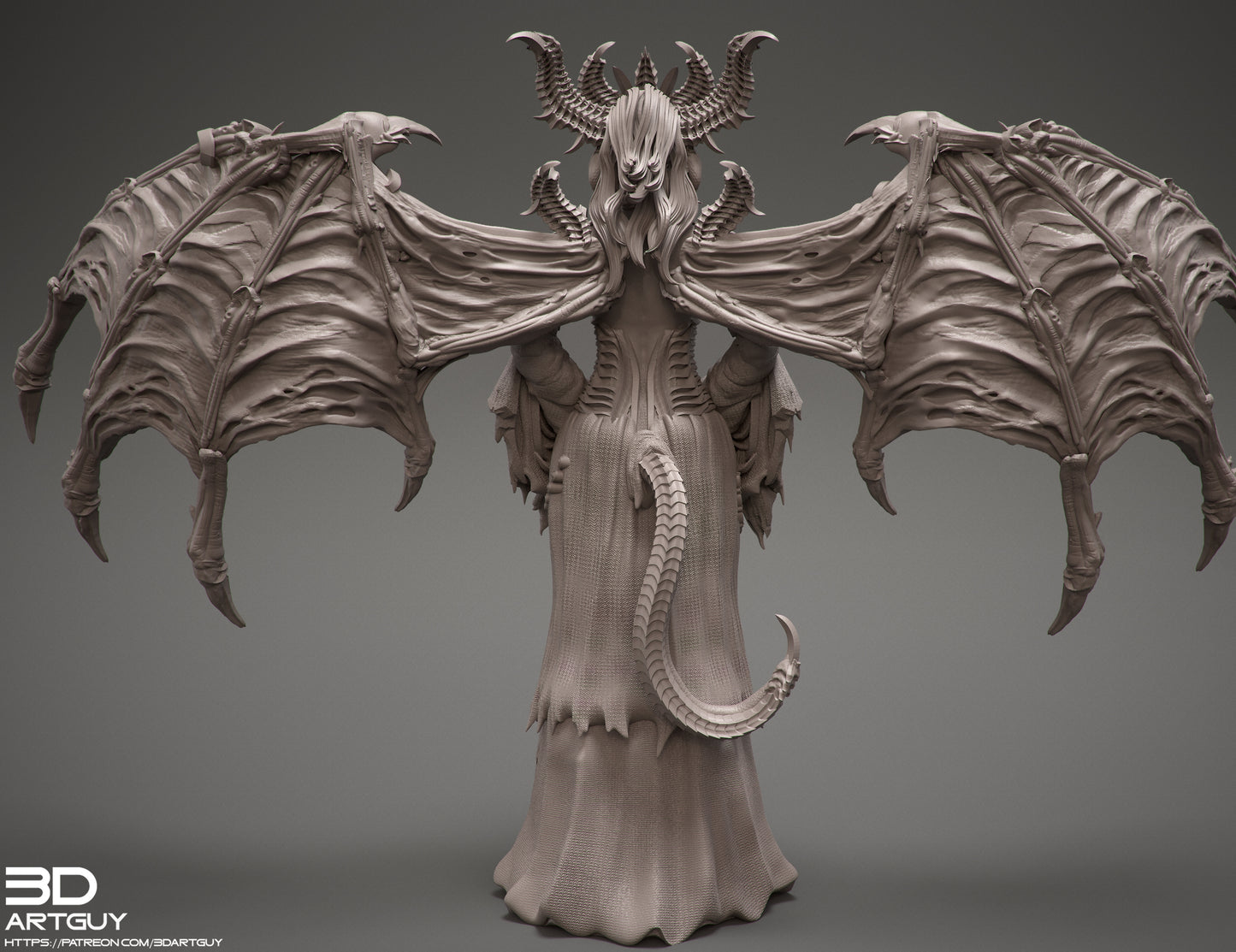 Demon Lord Dark Mythical Lilith Diablo Princess daughter of Mephisto | 28mm Resin Model