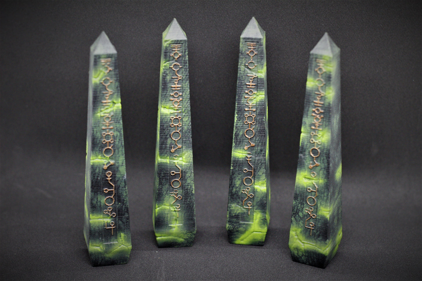 Necro Space Robots Terrain Set - Tomb Crypt Pillars Generator 28mm 32mm