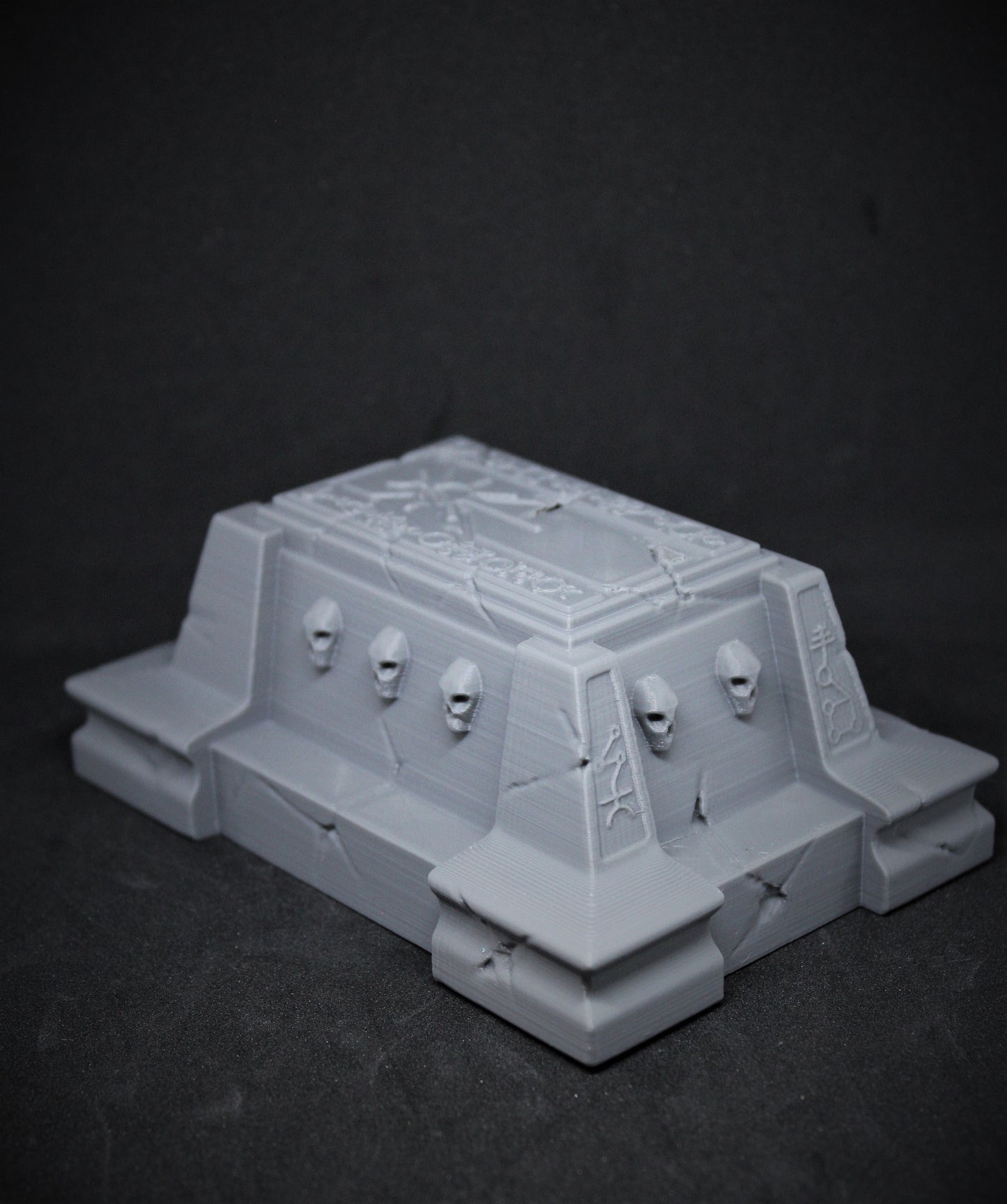 Necro Space Robots Terrain Set - Tomb Crypt Pillars Generator 28mm 32mm