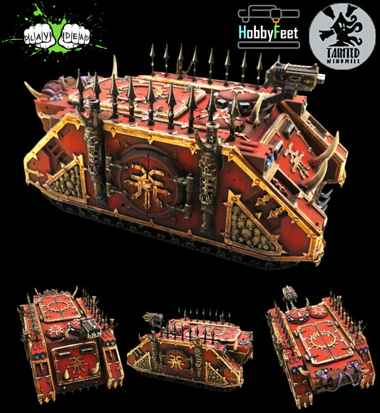 Chaotic Heavy Transport Vehicle | 28mm Resin Model | Tainted Windmill (Copy)