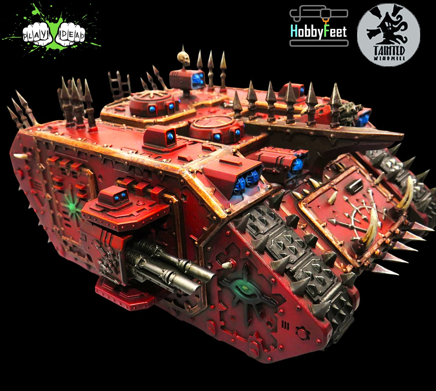 Chaotic Heavy Transport Vehicle | 28mm Resin Model | Tainted Windmill