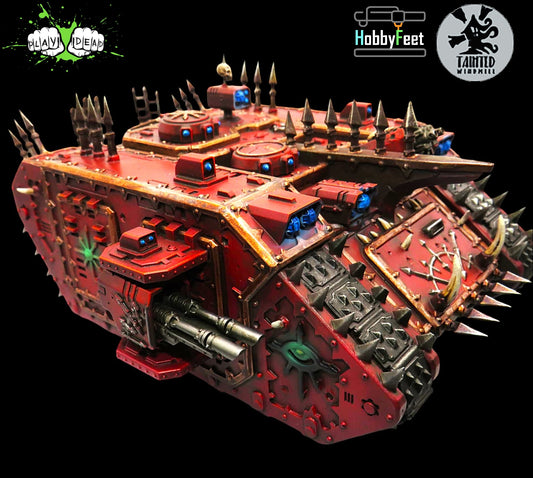 Chaotic Heavy Transport Vehicle | 28mm Resin Model | Tainted Windmill