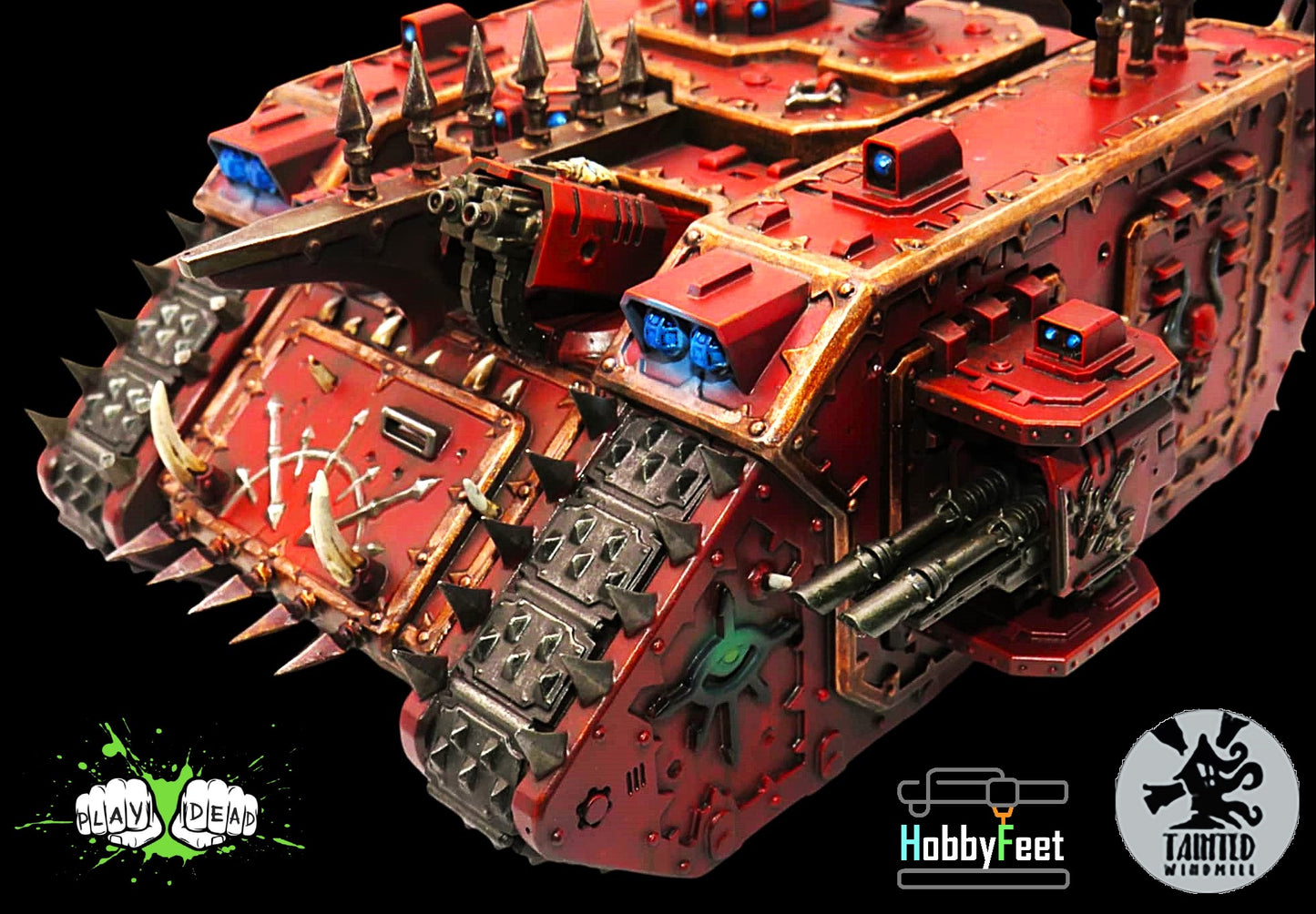 Chaotic Heavy Transport Vehicle | 28mm Resin Model | Tainted Windmill